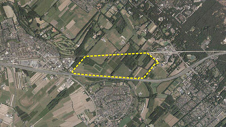 Gebied tussen A12 en spoorlijn Zeist-Zuid