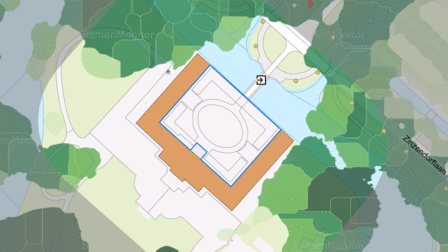 Kaart van evenementenlocatie Slotplein