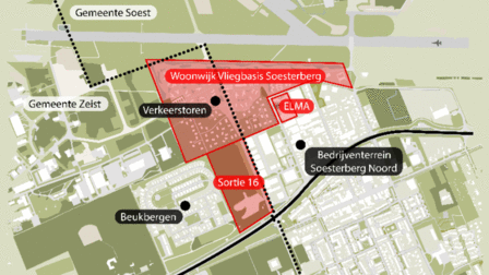 Plattegrond woningbouw Sortie 16